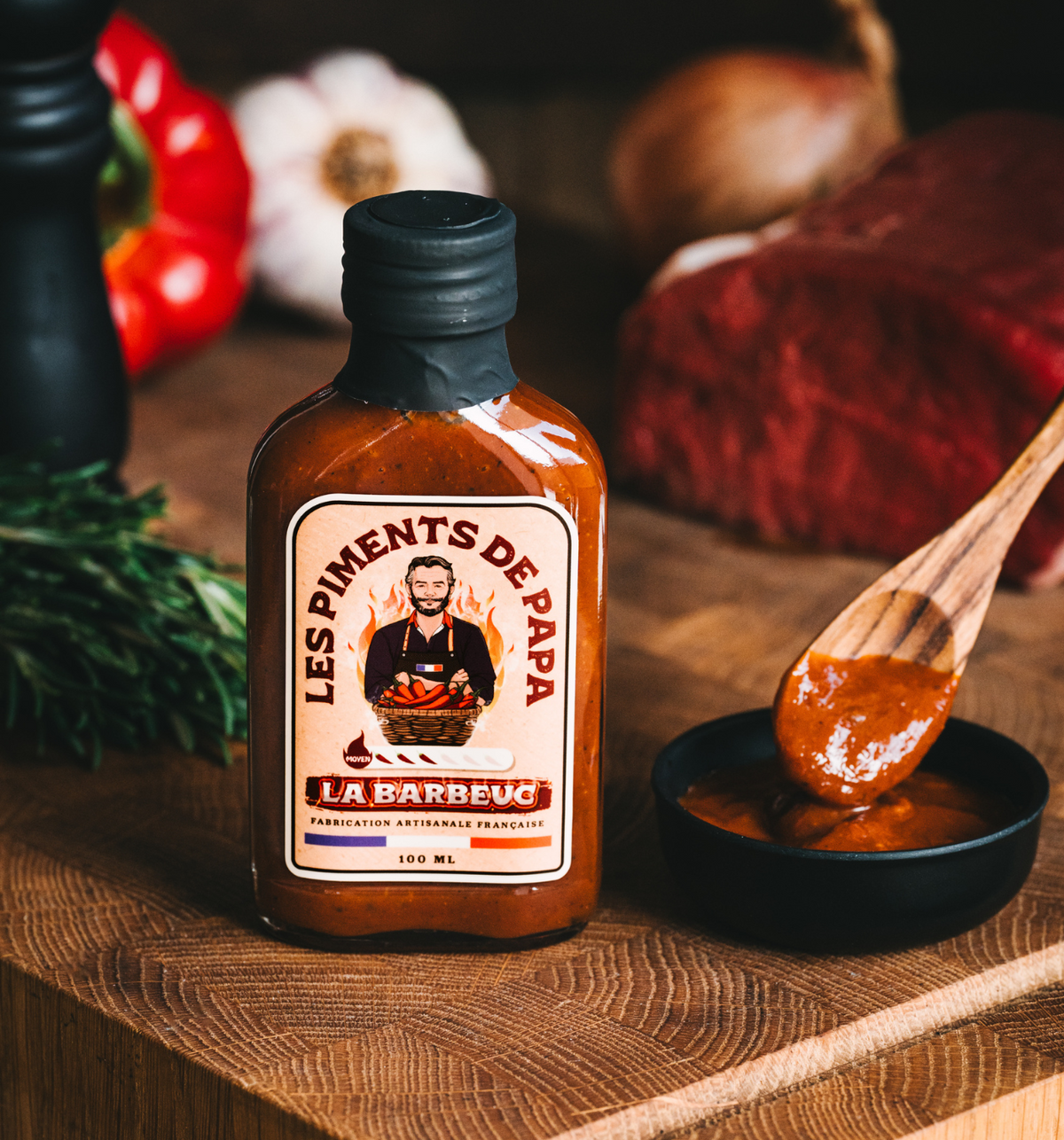 Sauce Barbecue Piquante Artisanale Fabriquée En France