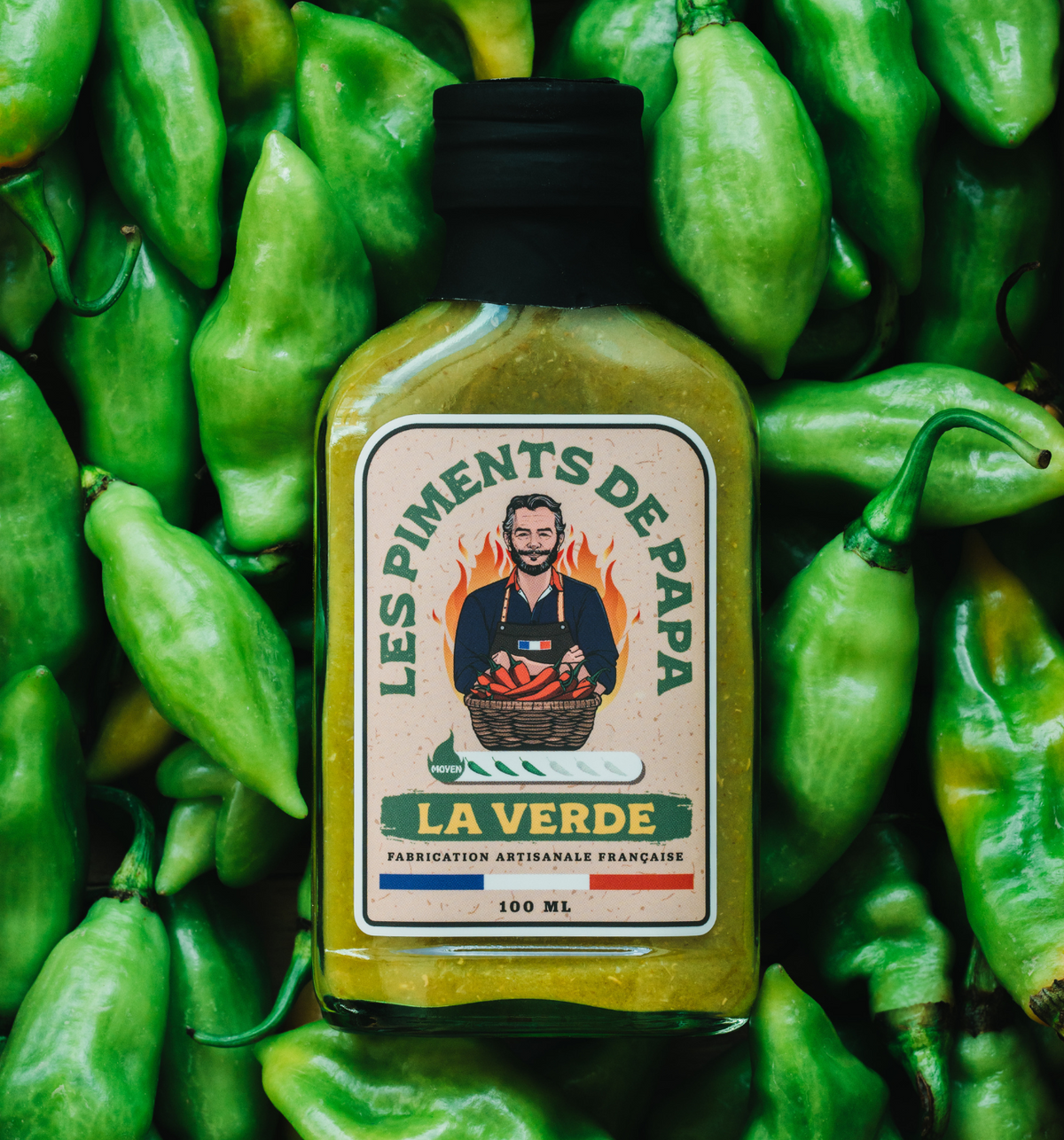 Sauce Piquante Verte Artisanale Fabriquée En France