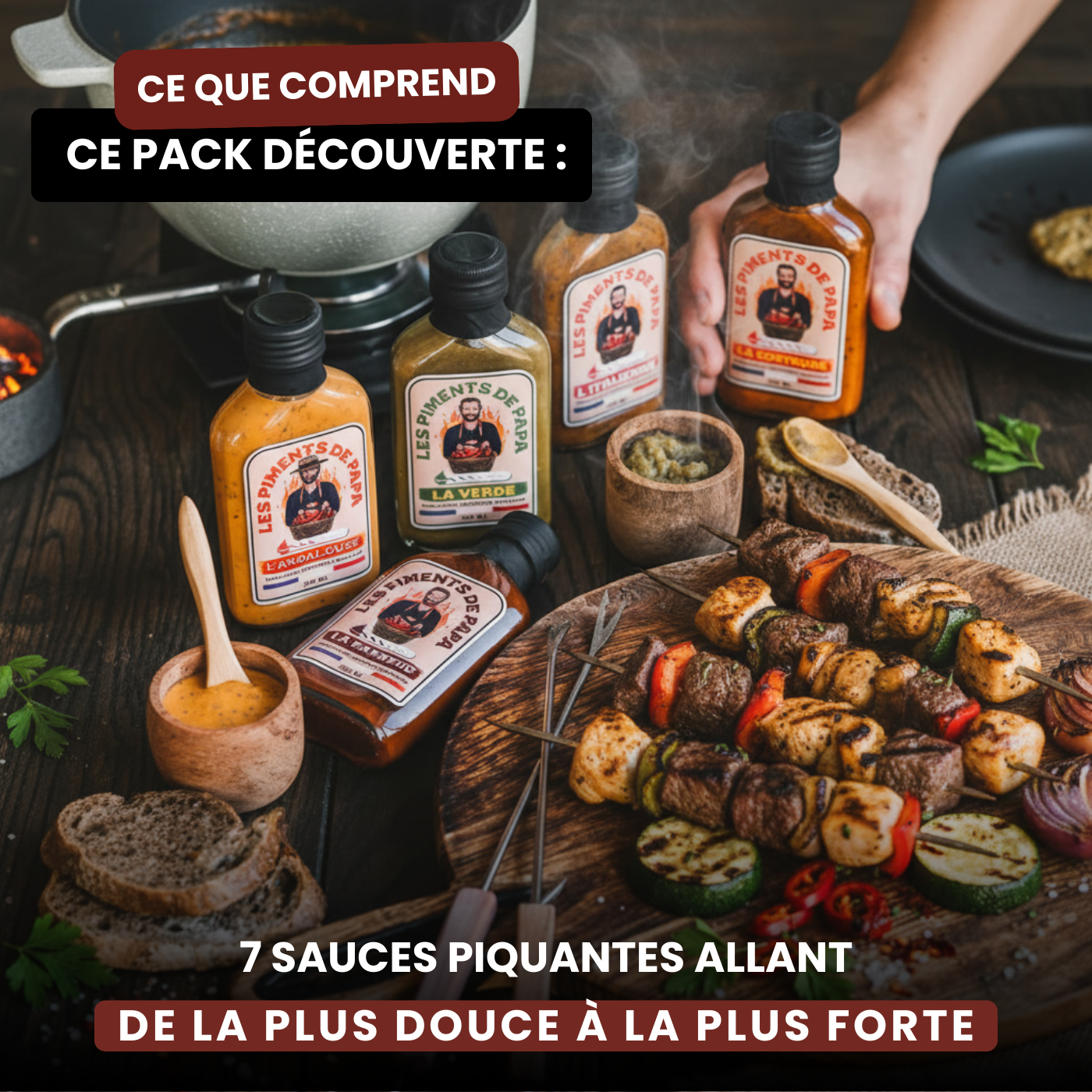 Pack découverte de sauces piquantes