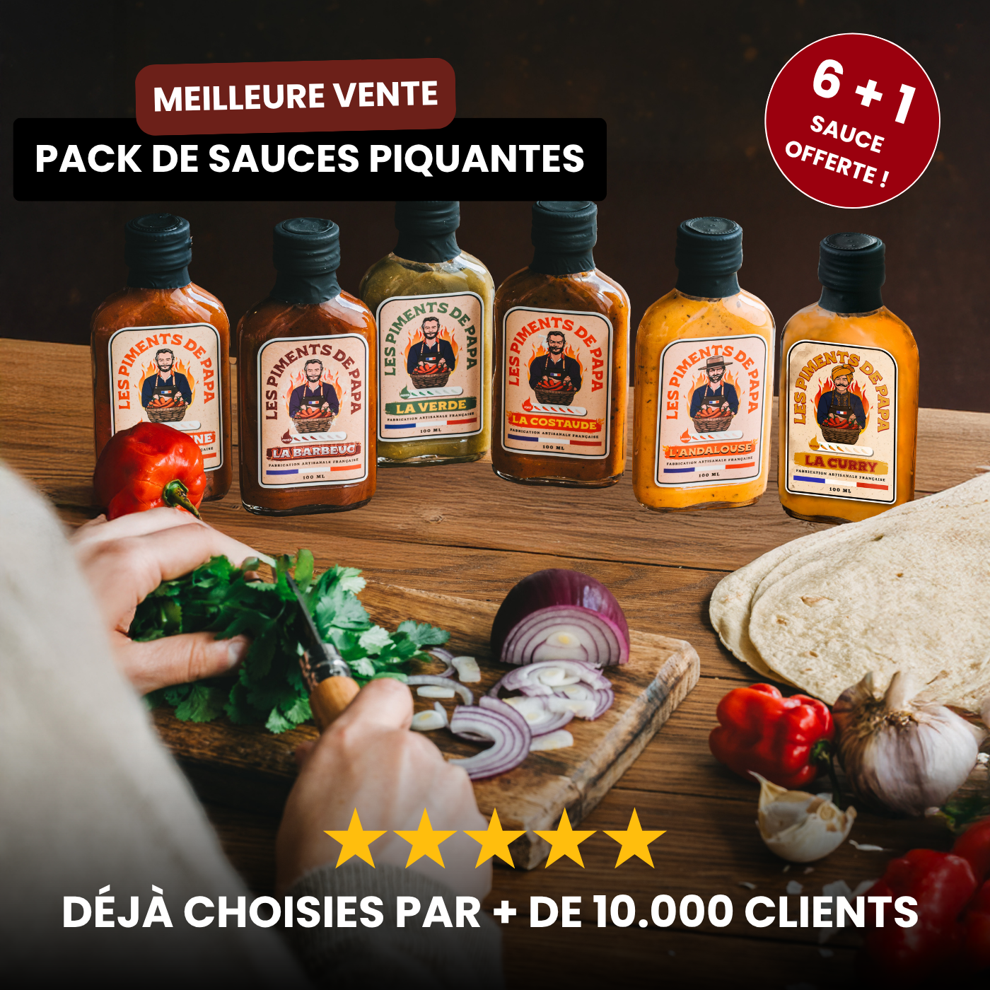 Pack découverte de sauces piquantes