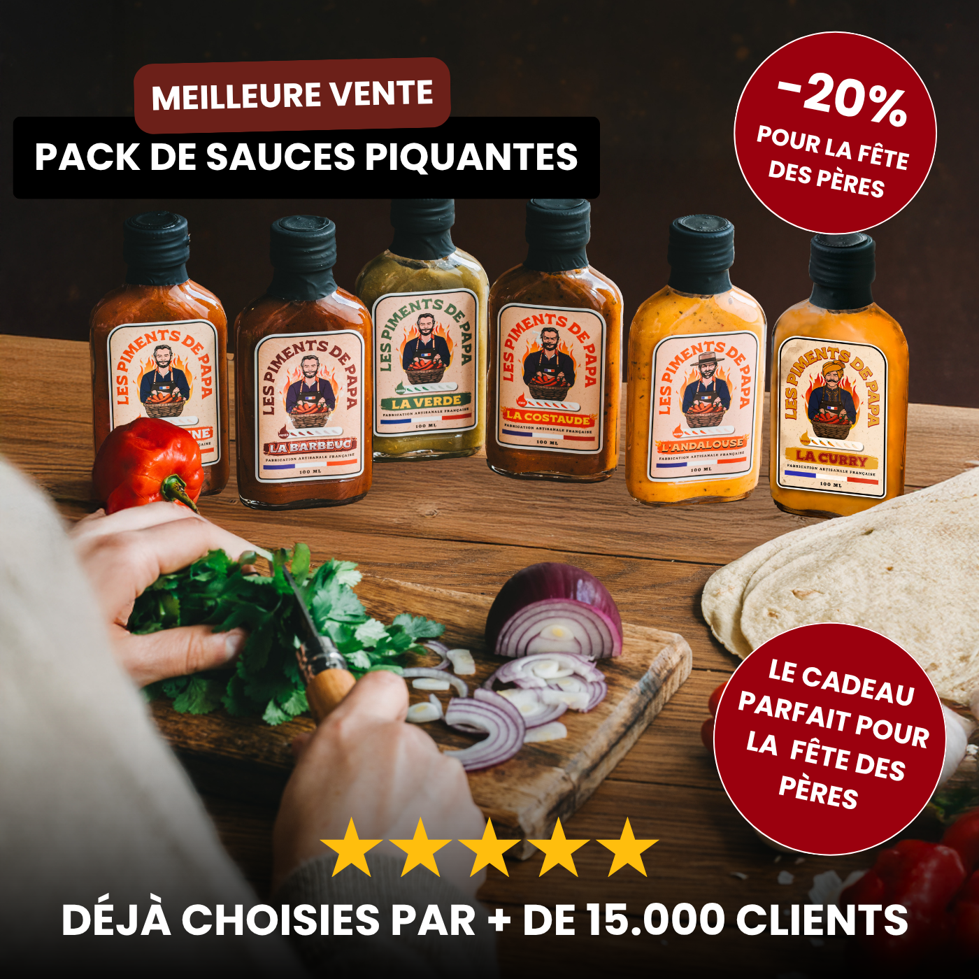 Pack découverte premium de sauces piquantes
