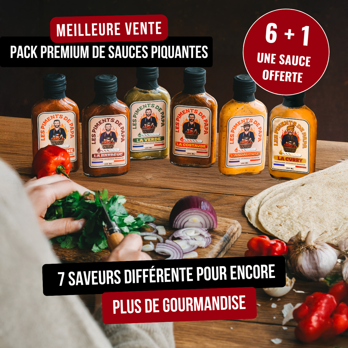 Pack découverte premium de sauces piquantes
