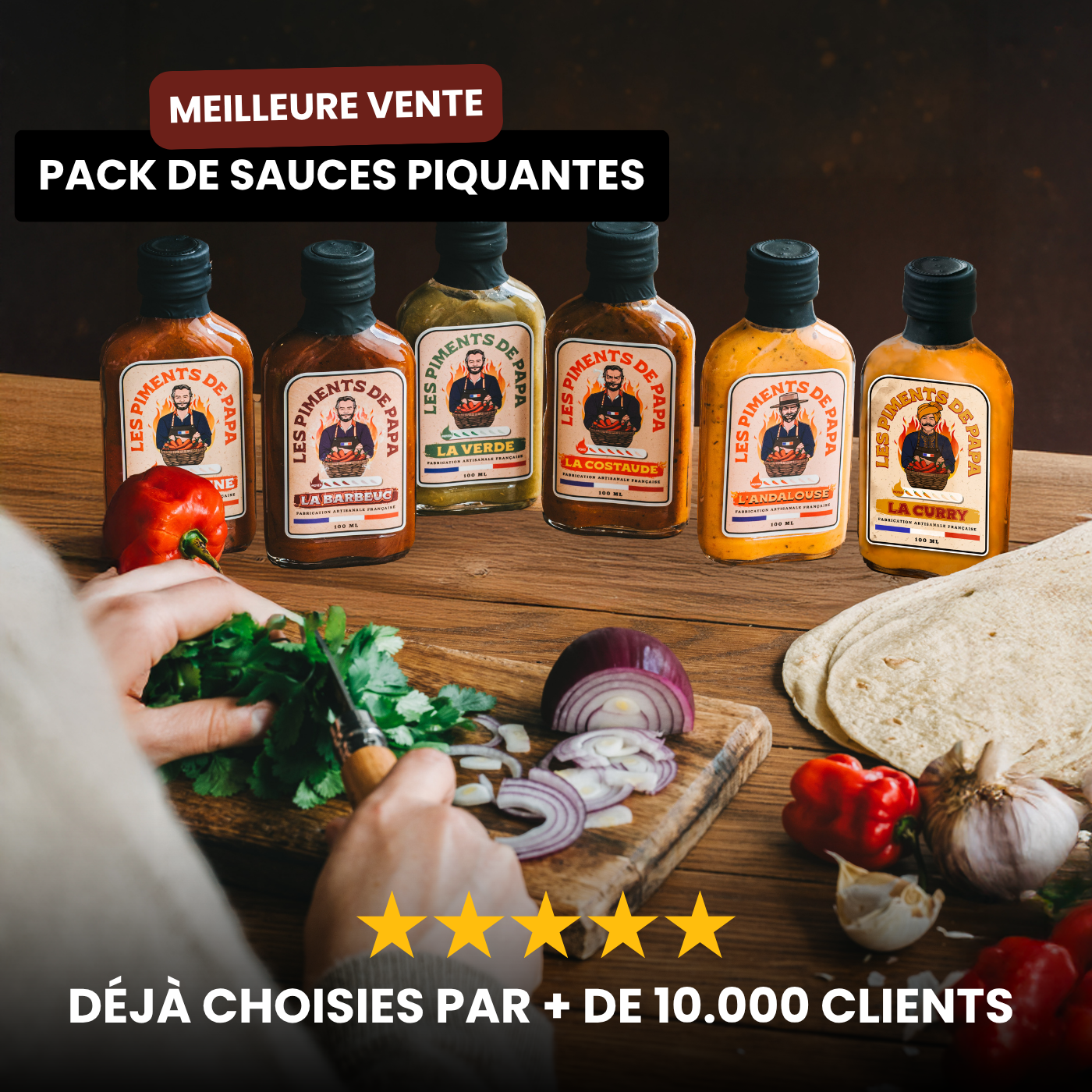 Pack découverte de sauces piquantes
