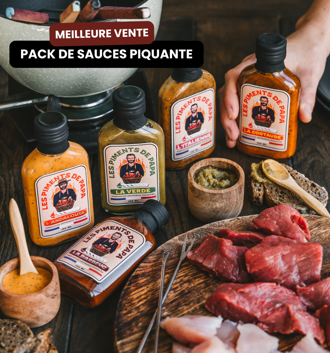 Pack découverte de sauces piquantes